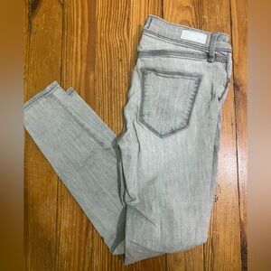 Abercrombie & Fitch Grey Low Rise Super Skinny Jeans - Size 4